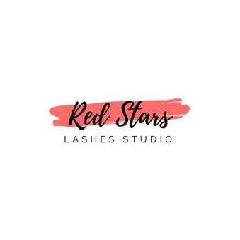 Red Stars Lashes