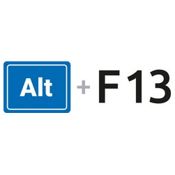 ALT+F13