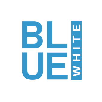 Blue White