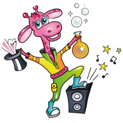 Креативная банда аниматоров Малиновый жираф