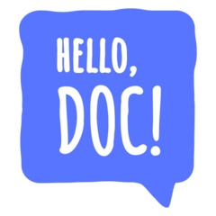 Хеллоу доки. Hello логотип. Нелло док. Hello doc приложение. Doc логотип.