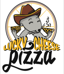 Lucky cheese pizza