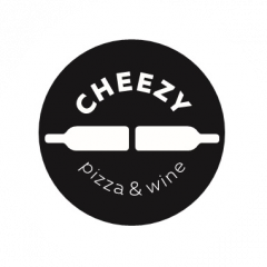 Cheezy pizza & wine