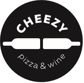 Cheezy pizza & wine